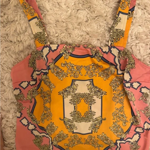 NWOT Rachel Zoe Pink and Orange Geometric two piece set - Picture 12 of 16